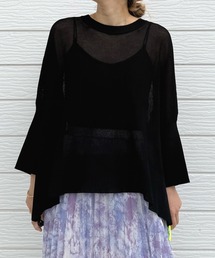 Q（キュー）の「UV片畦ボックスニット（ニット/セーター）」