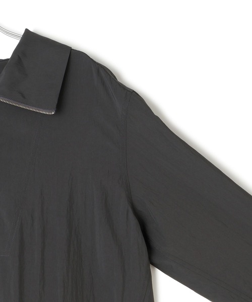 ADAM ET ROPE'（アダムエロペ）の「ハーフZIPシャツ（シャツ/ブラウス・レディース・オフホワイト/チャコールグレー・FREE）」の14枚目の写真