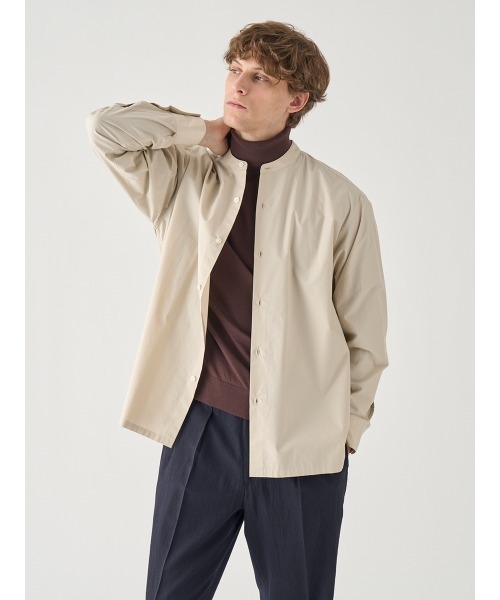 JOHN SMEDLEY(ジョンスメドレー)の「タートルネック長袖コットンニットプルオーバー(ニット/セーター・メンズ・ブラウン系その他2・S/M/L)」の10枚目の写真