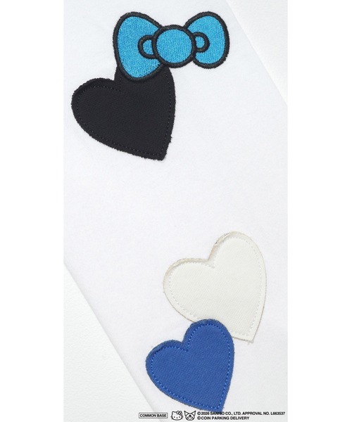 sanrio（サンリオ）の「COIN PARKING DELIVERY × SANRIO CHARACTERS PATCHWORK L/S TEE（Tシャツ/カットソー・メンズ・ライトブルー/ブラック/ホワイト・S-M/L-XL）」の11枚目の写真