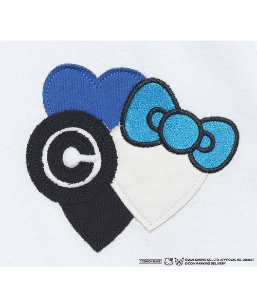 sanrio（サンリオ）の「COIN PARKING DELIVERY × SANRIO CHARACTERS PATCHWORK L/S TEE（Tシャツ/カットソー・メンズ・ライトブルー/ブラック/ホワイト・S-M/L-XL）」の12枚目の写真