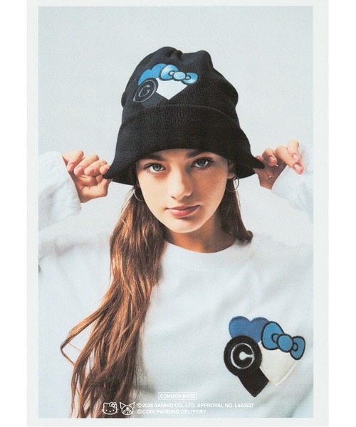 sanrio（サンリオ）の「COIN PARKING DELIVERY × SANRIO CHARACTERS PATCHWORK L/S TEE（Tシャツ/カットソー・メンズ・ライトブルー/ブラック/ホワイト・S-M/L-XL）」の17枚目の写真