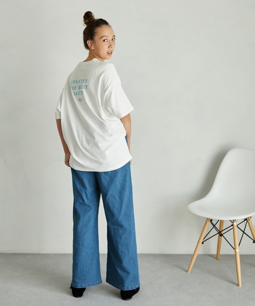 undeny.(アンディニ-)の「undeny/アンディニー FRUITS & CAKE Tシャツ(Tシャツ/カットソー・レディース・チャコールグレー/ベージュ系その他/ホワイト・F)」の6枚目の写真