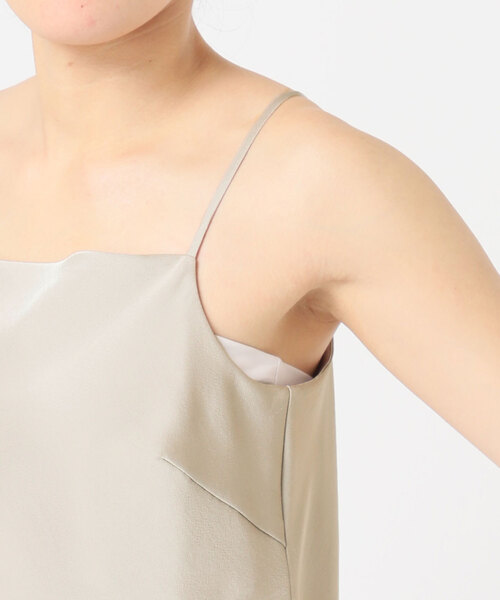 plage（プラージュ）の「《追加》dull satin キャミソール（キャミソール・レディース・ブラウン/ライトグレー・FREE）」の22枚目の写真