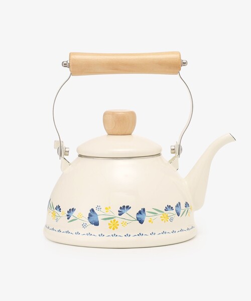 Afternoon Tea（アフタヌーンティー）の「フルールデュクールホーローケトル（鍋/フライパン・レディース・ホワイト・ONE SIZE）」の2枚目の写真