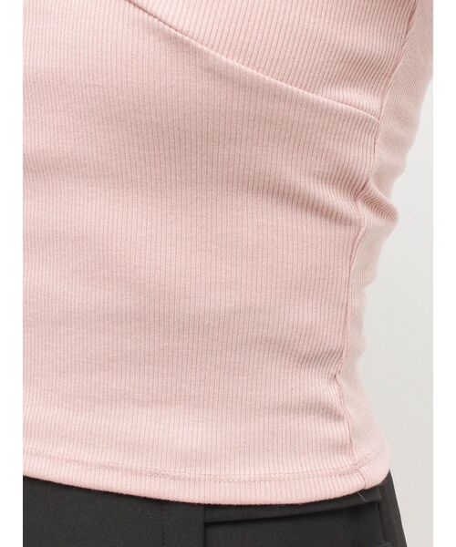 EATME（イートミー）の「オフショルツイストフリルTOP（Tシャツ/カットソー・レディース・ピンク/グレー/ブラック・FREE）」の21枚目の写真