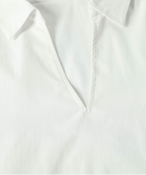 AMELY(エミリー)の「スキッパーデザイン シャツブラウス(シャツ/ブラウス・レディース・オフホワイト/ブラック・フリー)」の12枚目の写真