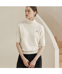 ZEROSTREET（ゼロストリート）の「[2カラー] ルゼロ アンゴラ 半袖タートルネックニット（ニット/セーター）」