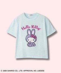 sanrio（サンリオ）の「【Sanrio /サンリオ】キャラクターズ 半袖Tシャツ サガラ刺繍（Tシャツ/カットソー）」