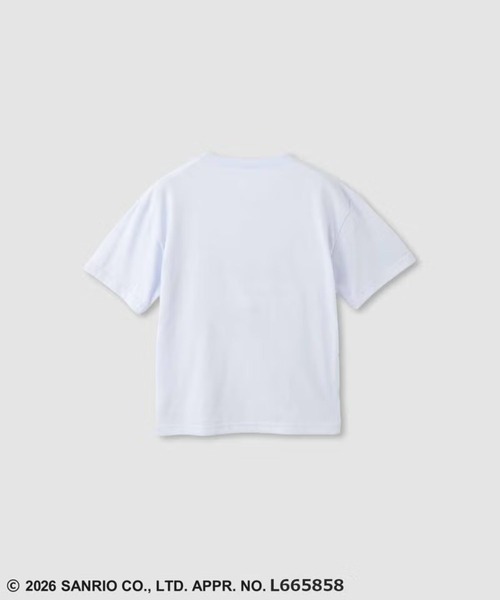 sanrio（サンリオ）の「【Sanrio /サンリオ】キャラクターズ 半袖Tシャツ サガラ刺繍（Tシャツ/カットソー・キッズ・ブルー/ミント/ブラック/クリーム/サックスブルー/オフホワイト/ラベンダー・160cm/110cm/100cm/120cm/130cm/140cm/150cm）」の14枚目の写真