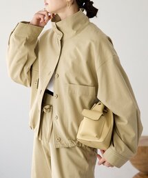 RIVE DROITE | 【A・MONN(アモン)】ミリタリースタンドシャツ(シャツ/ブラウス)