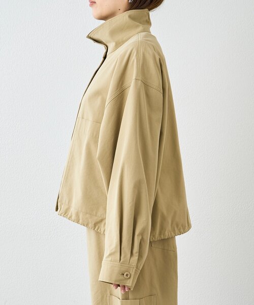 RIVE DROITE（リヴドロワ）の「予約【A・MONN(アモン)】ミリタリースタンドシャツ（シャツ/ブラウス・レディース・ベージュ/カーキ・FREE）」の9枚目の写真