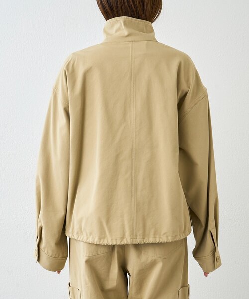 RIVE DROITE（リヴドロワ）の「予約【A・MONN(アモン)】ミリタリースタンドシャツ（シャツ/ブラウス・レディース・ベージュ/カーキ・FREE）」の8枚目の写真