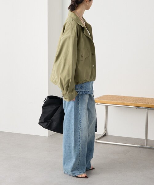 RIVE DROITE（リヴドロワ）の「予約【A・MONN(アモン)】ミリタリースタンドシャツ（シャツ/ブラウス・レディース・ベージュ/カーキ・FREE）」の19枚目の写真