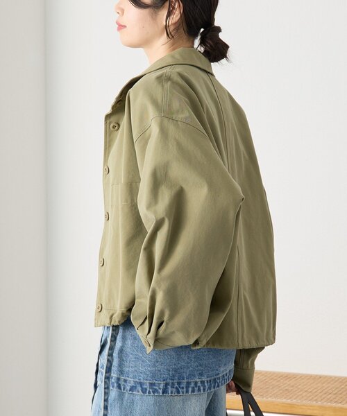 RIVE DROITE（リヴドロワ）の「予約【A・MONN(アモン)】ミリタリースタンドシャツ（シャツ/ブラウス・レディース・ベージュ/カーキ・FREE）」の16枚目の写真
