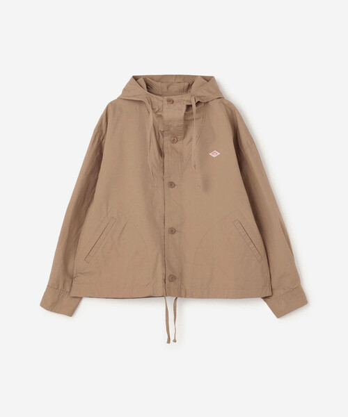 DANTON(ダントン)の「DANTON | コットンリネンダンプ ショートフードジャケット WOMEN(その他アウター・レディース・オフホワイト/ベージュ系その他・34/36)」の11枚目の写真