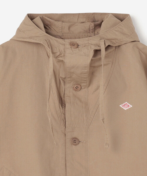 DANTON(ダントン)の「DANTON | コットンリネンダンプ ショートフードジャケット WOMEN(その他アウター・レディース・オフホワイト/ベージュ系その他・34/36)」の13枚目の写真