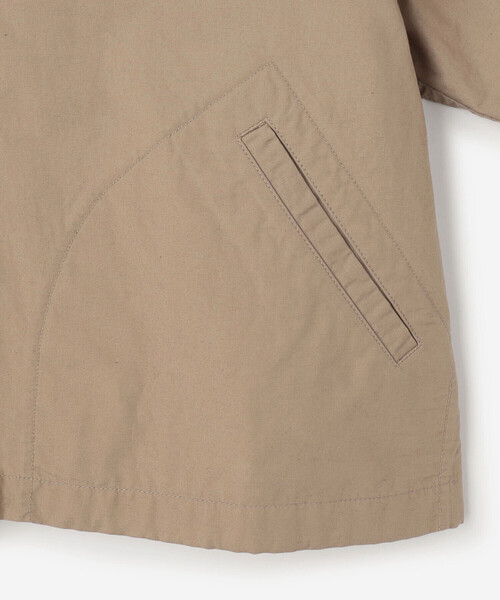 DANTON(ダントン)の「DANTON | コットンリネンダンプ ショートフードジャケット WOMEN(その他アウター・レディース・オフホワイト/ベージュ系その他・34/36)」の3枚目の写真