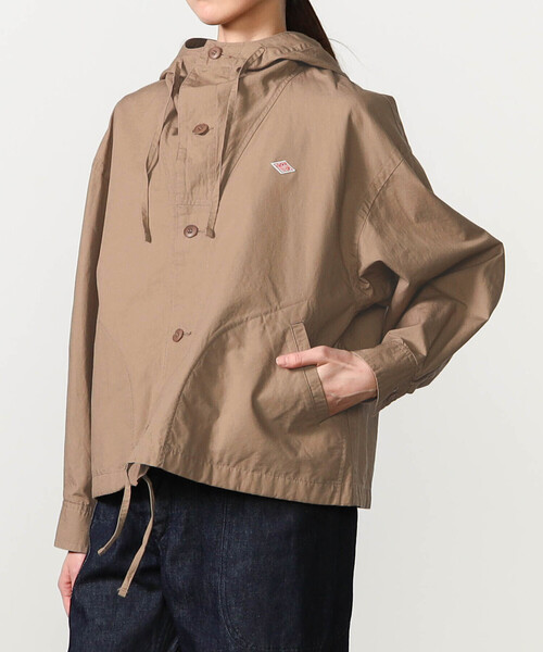 DANTON(ダントン)の「DANTON | コットンリネンダンプ ショートフードジャケット WOMEN(その他アウター・レディース・オフホワイト/ベージュ系その他・34/36)」の9枚目の写真