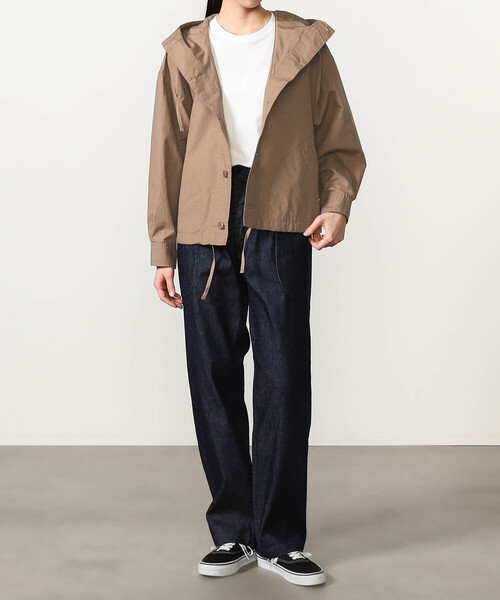 DANTON(ダントン)の「DANTON | コットンリネンダンプ ショートフードジャケット WOMEN(その他アウター・レディース・オフホワイト/ベージュ系その他・34/36)」の10枚目の写真