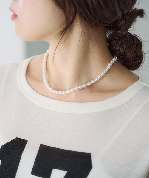 SHENERY（シーナリー）の「パールネックレス（ネックレス・レディース・ホワイト・FREE）」の2枚目の写真