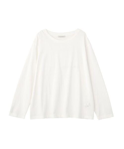 Green Parks(グリーンパークス)の「ホワイトインナーストレートプルオーバー(Tシャツ/カットソー・レディース・オフホワイト・FREE)」の15枚目の写真