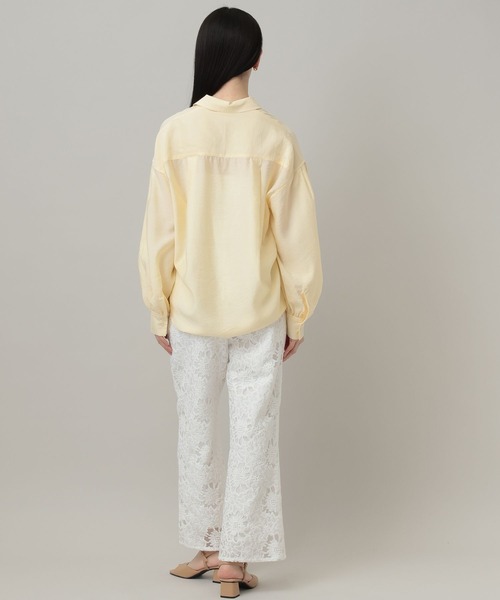 A part by（アパートバイ）の「レースストレートパンツ（その他パンツ・レディース・ブラック/オフホワイト・FREE）」の19枚目の写真