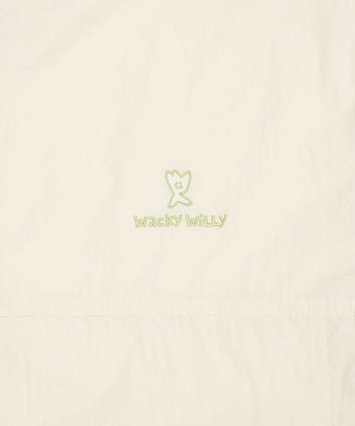 Wacky WiLLy(ワッキーウィリー)の「キキポーチウィンドブレーカーイエロー(ナイロンジャケット・レディース・その他・SMALL/MEDIUM/LARGE/X-LARGE)」の6枚目の写真