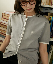 U.S. POLO ASSN. | U.S. POLO ASSN. × PUBLUX/ユーエスポロアッスン <接触冷感>別注 ショートスリーブ フェイクレイヤード カーディガン 限定展開(カーディガン/ボレロ)