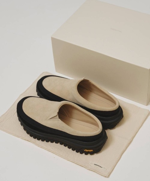 TODAYFUL(トゥデイフル)の「TODAYFUL Vibramsole Leather Sabot ビブラムソールレザーサボ/12611032(その他シューズ・レディース・ブラック/サンドベージュ/モスグリーン・36/37/38)」の13枚目の写真