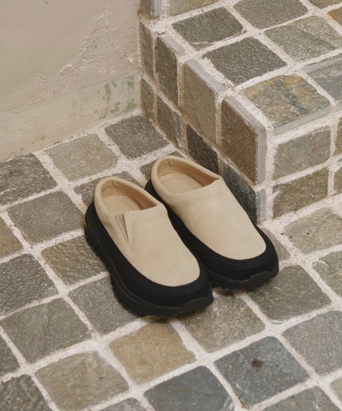 TODAYFUL(トゥデイフル)の「TODAYFUL Vibramsole Leather Sabot ビブラムソールレザーサボ/12611032(その他シューズ・レディース・ブラック/サンドベージュ/モスグリーン・36/37/38)」の8枚目の写真