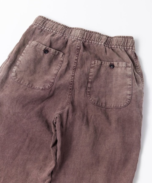 Anachronorm（アナクロノーム）の「【ANACHRONORM】FADED SULFUR DYED LINEN WIDE EASY PANTS（その他パンツ・メンズ・ワイン・2）」の6枚目の写真