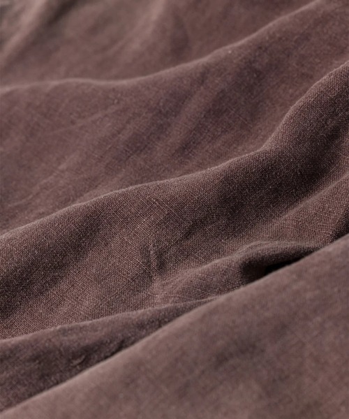 Anachronorm（アナクロノーム）の「【ANACHRONORM】FADED SULFUR DYED LINEN WIDE EASY PANTS（その他パンツ・メンズ・ワイン・2）」の7枚目の写真