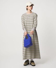 CITEN | ＜CITEN＞ロゴボーダーワンピース(ワンピース)