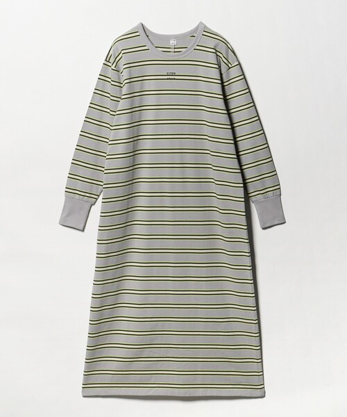 CITEN（シテン）の「＜CITEN＞ロゴボーダーワンピース（ワンピース・レディース・ブラック/ライトグレー・S/M）」の7枚目の写真