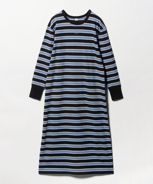 CITEN（シテン）の「＜CITEN＞ロゴボーダーワンピース（ワンピース・レディース・ブラック/ライトグレー・S/M）」の14枚目の写真