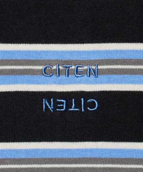CITEN（シテン）の「＜CITEN＞ロゴボーダーワンピース（ワンピース・レディース・ブラック/ライトグレー・S/M）」の16枚目の写真