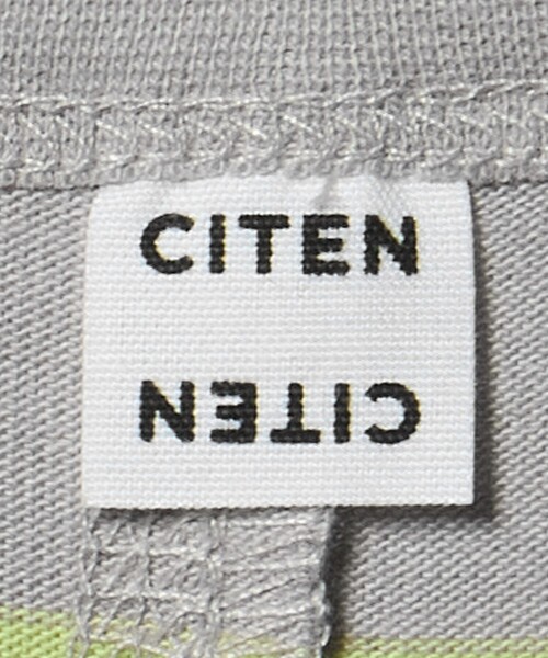 CITEN（シテン）の「＜CITEN＞ロゴボーダーワンピース（ワンピース・レディース・ブラック/ライトグレー・S/M）」の18枚目の写真