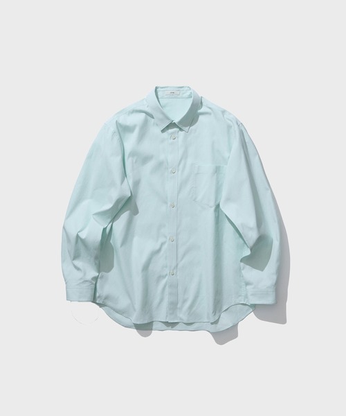 ATON(エイトン)の「【ATON / エイトン】WASHER OXFORD LOOSE FIT SHRIT(シャツ/ブラウス・メンズ・ピンク/グリーン/サックスブルー・4/6/2)」の8枚目の写真