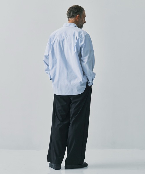 ATON(エイトン)の「【ATON / エイトン】WASHER OXFORD LOOSE FIT SHRIT(シャツ/ブラウス・メンズ・ピンク/グリーン/サックスブルー・4/6/2)」の12枚目の写真