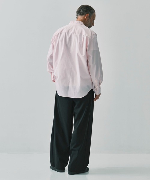 ATON(エイトン)の「【ATON / エイトン】WASHER OXFORD LOOSE FIT SHRIT(シャツ/ブラウス・メンズ・ピンク/グリーン/サックスブルー・4/6/2)」の18枚目の写真