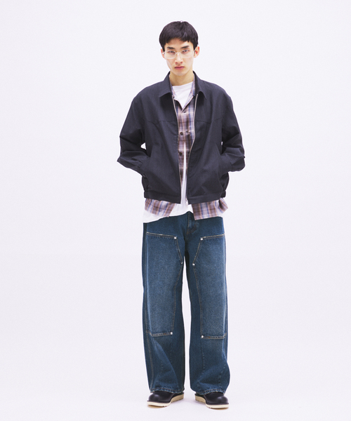 JOURNAL STANDARD（ジャーナルスタンダード）の「ダブル ニー バギー ジーンズ（デニムパンツ・メンズ・ブラック/ブルー系その他・MEDIUM/LARGE）」の19枚目の写真