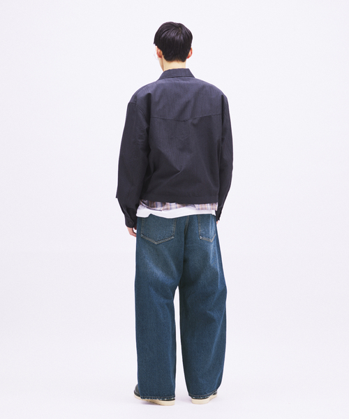 JOURNAL STANDARD（ジャーナルスタンダード）の「ダブル ニー バギー ジーンズ（デニムパンツ・メンズ・ブラック/ブルー系その他・MEDIUM/LARGE）」の22枚目の写真