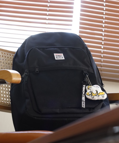 VISION STREET WEAR（ヴィジョンストリートウェア）の「VISION STREET WEAR Expandable backpack リュック（バックパック/リュック・メンズ・ブラック×レッド/ブラック×ホワイト/ブラック・FREE）」の9枚目の写真