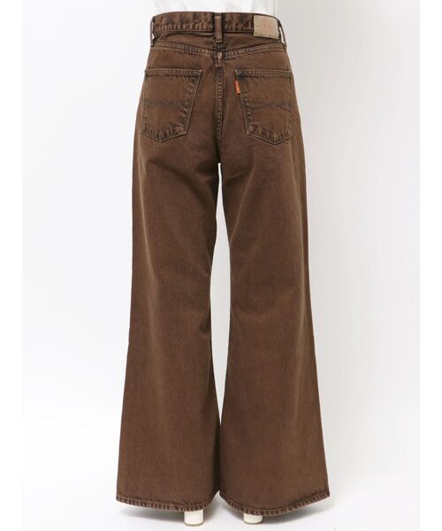 Ungrid（アングリッド）の「ブリーチデザインフレアデニム（デニムパンツ・レディース・ブラウン/オフホワイト・26inch/25inch/24inch）」の11枚目の写真