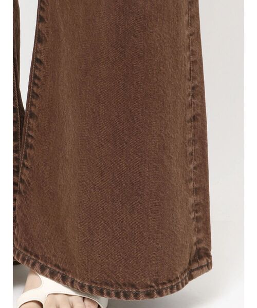 Ungrid（アングリッド）の「ブリーチデザインフレアデニム（デニムパンツ・レディース・ブラウン/オフホワイト・26inch/25inch/24inch）」の15枚目の写真