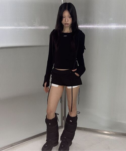 41PRAY(サイルプレイ)の「Echo Layer T-shirts Pack / Black(Tシャツ/カットソー・レディース・ブラック・OS)」の5枚目の写真