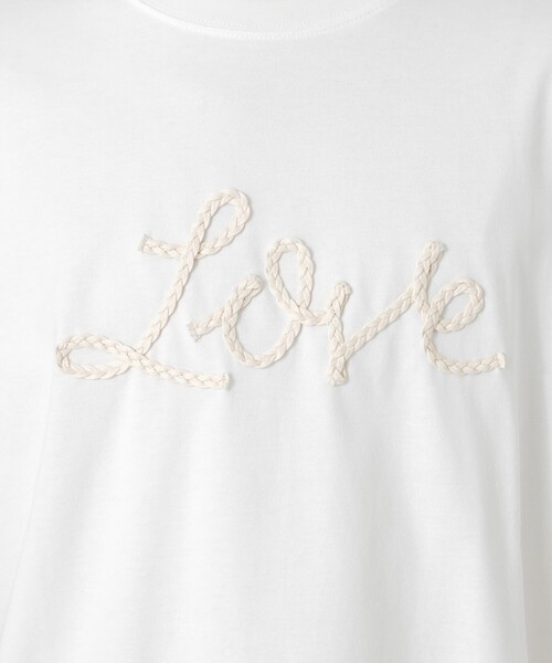 LOVELESS（ラブレス）の「LOVEコード刺繍Tシャツ（Tシャツ/カットソー・メンズ・ネイビー/オフホワイト/ブラック・L/M）」の7枚目の写真
