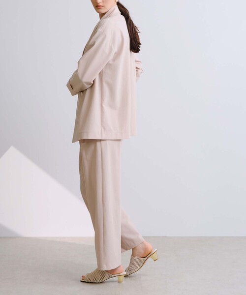 BIANCA（ビアンカ）の「【接触冷感・UV対策】【セットアップ】コンフォタブルジャージーパンツ（その他パンツ・レディース・ブラック/ベージュ・36/40/38）」の7枚目の写真