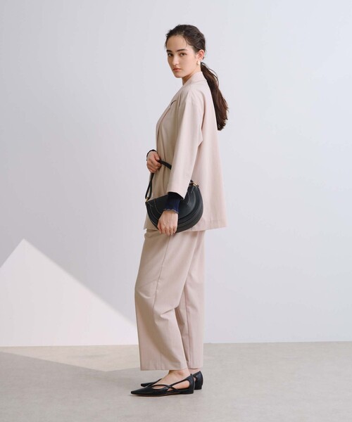 BIANCA（ビアンカ）の「【接触冷感・UV対策】【セットアップ】コンフォタブルジャージーパンツ（その他パンツ・レディース・ブラック/ベージュ・36/40/38）」の9枚目の写真